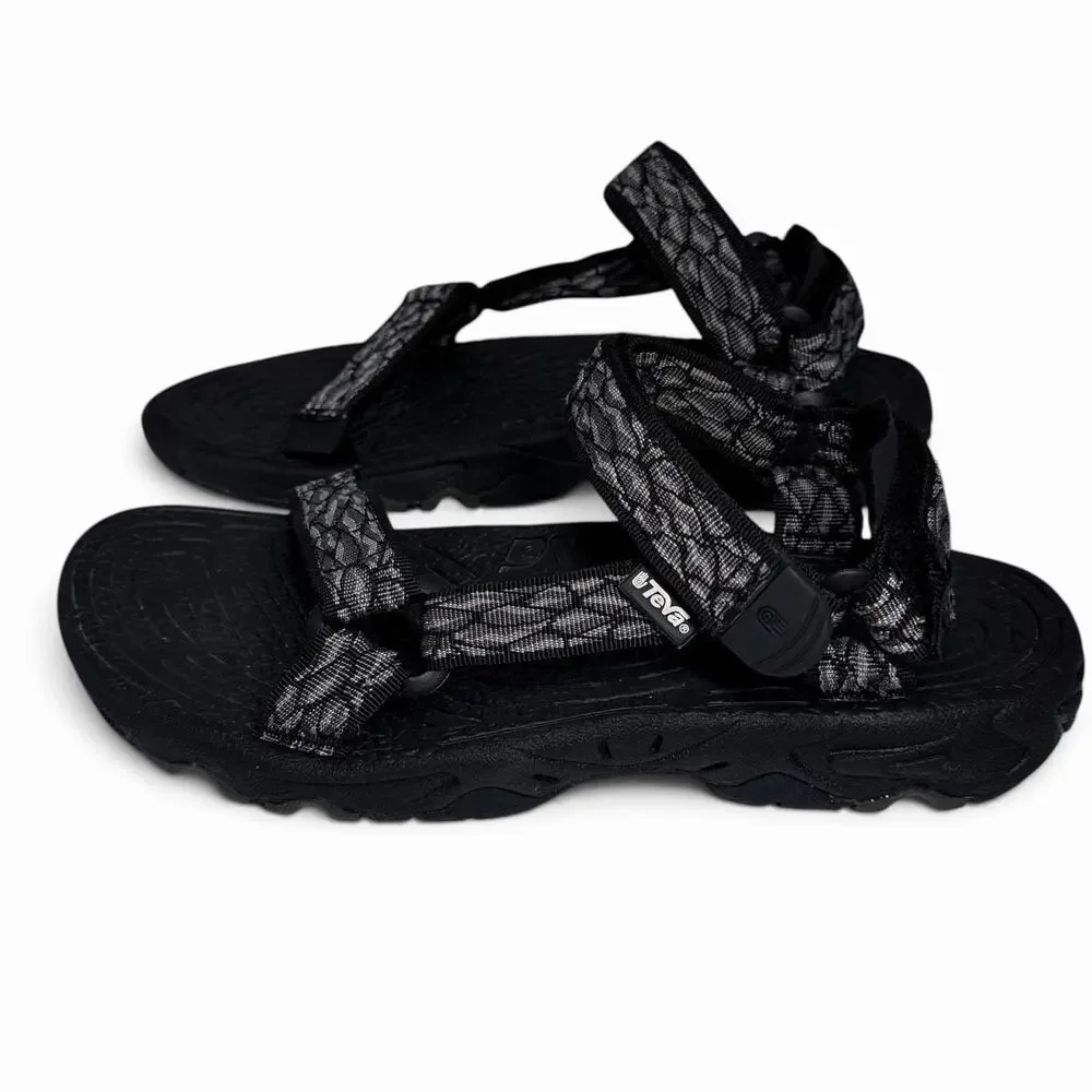 Teva Hiking Sandals Terra Fi Mens Sz 9 Black Gray Sport Trail Outdoor